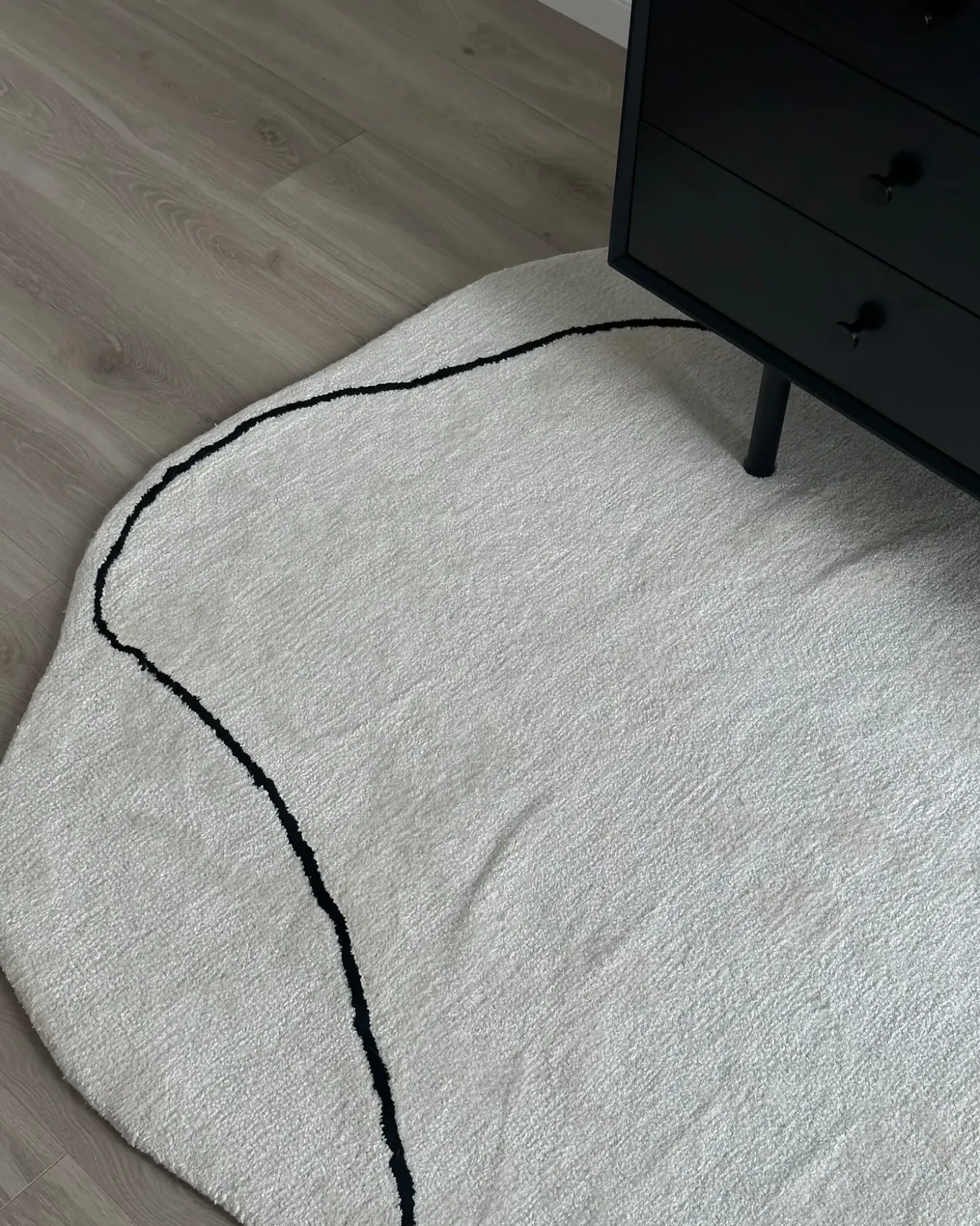 Gulvtæppe DERA Beige 160 x 230 cm Viskose
