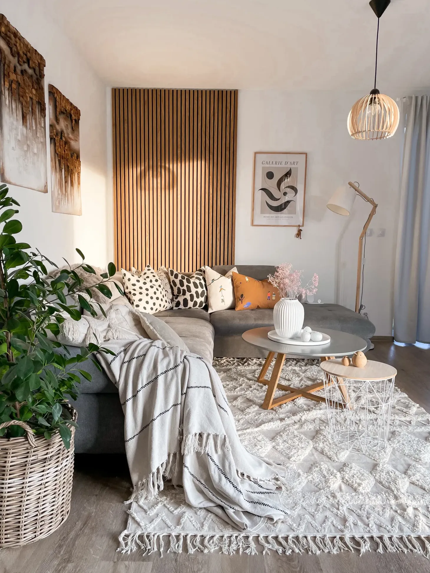 Gulvtæppe DIDIM Beige 160 x 230 cm Bomuld