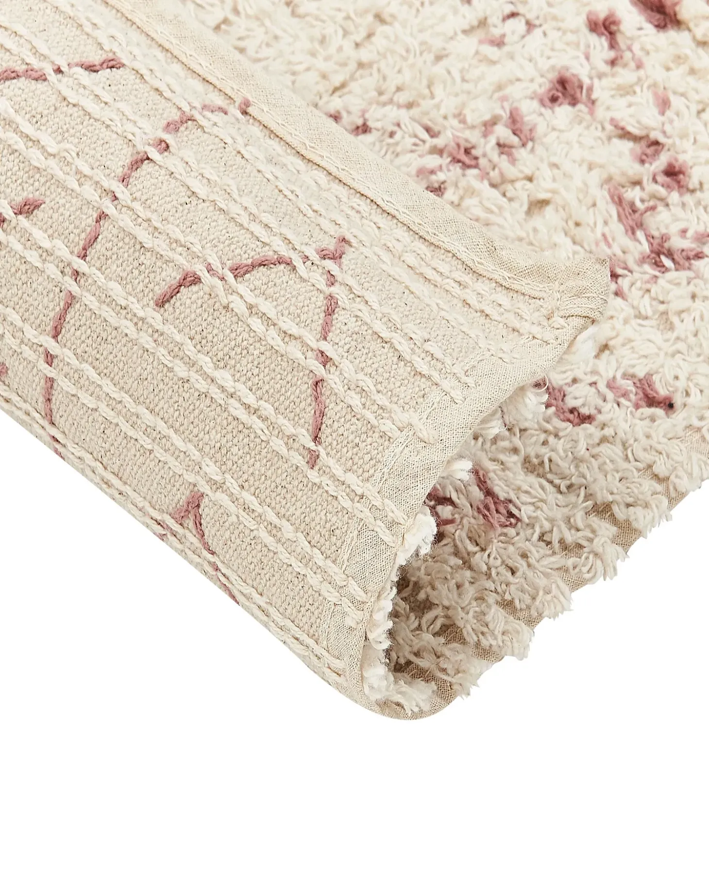 Gulvtæppe EDIRNE Beige 160 x 230 cm Bomuld