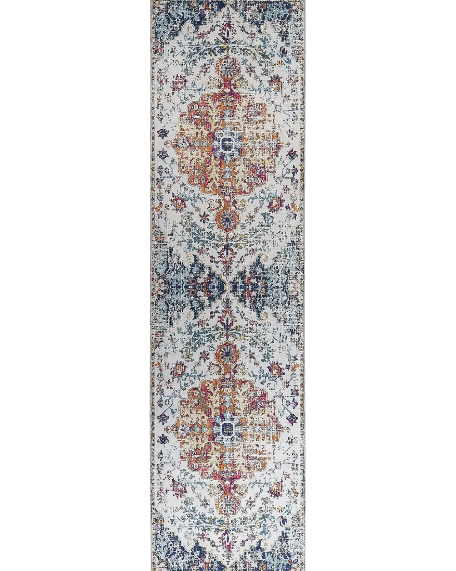 Gulvtæppe ENAYAM Multifarvet 80 x 300 cm