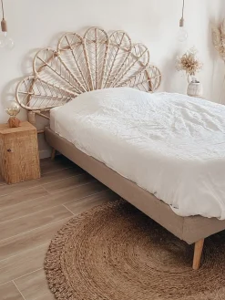 Gulvtæppe ERENCE Beige ø 140 cm