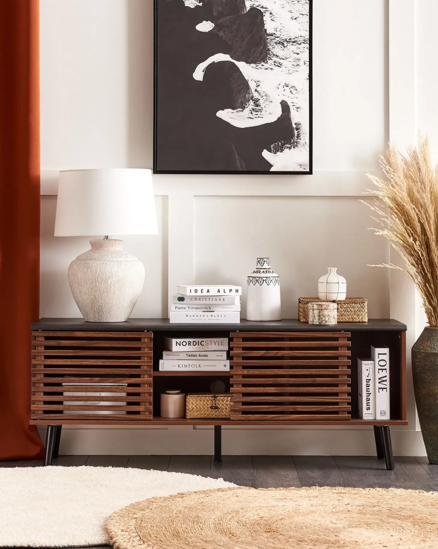Gulvtæppe ERENCE Beige ø 140 cm