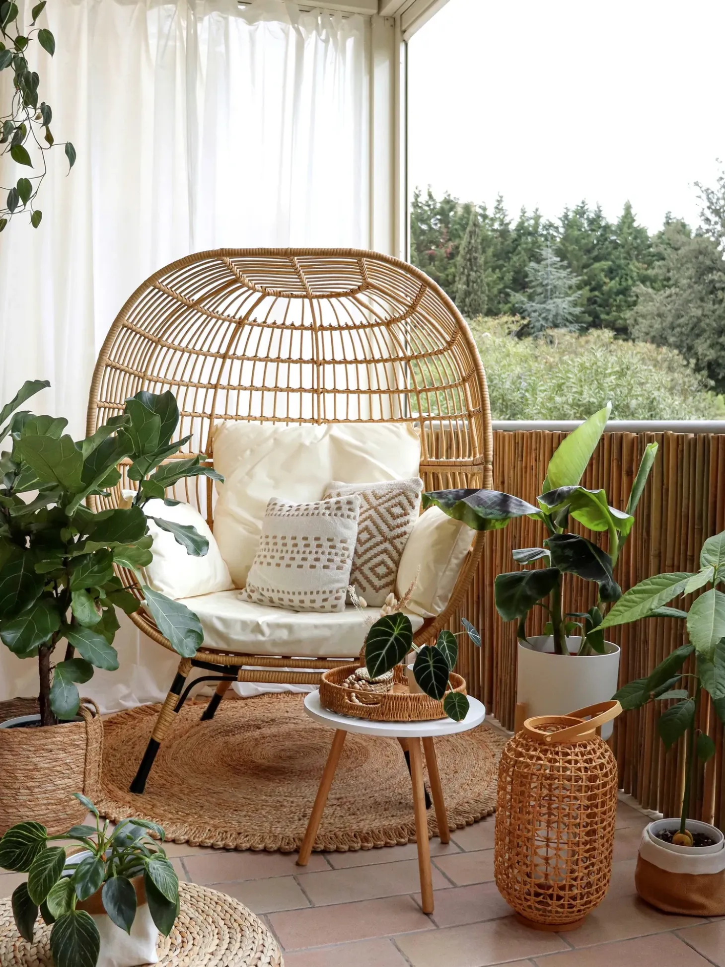 Gulvtæppe ERENCE Beige ø 140 cm