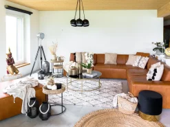 Gulvtæppe ERENCE Beige ø 140 cm