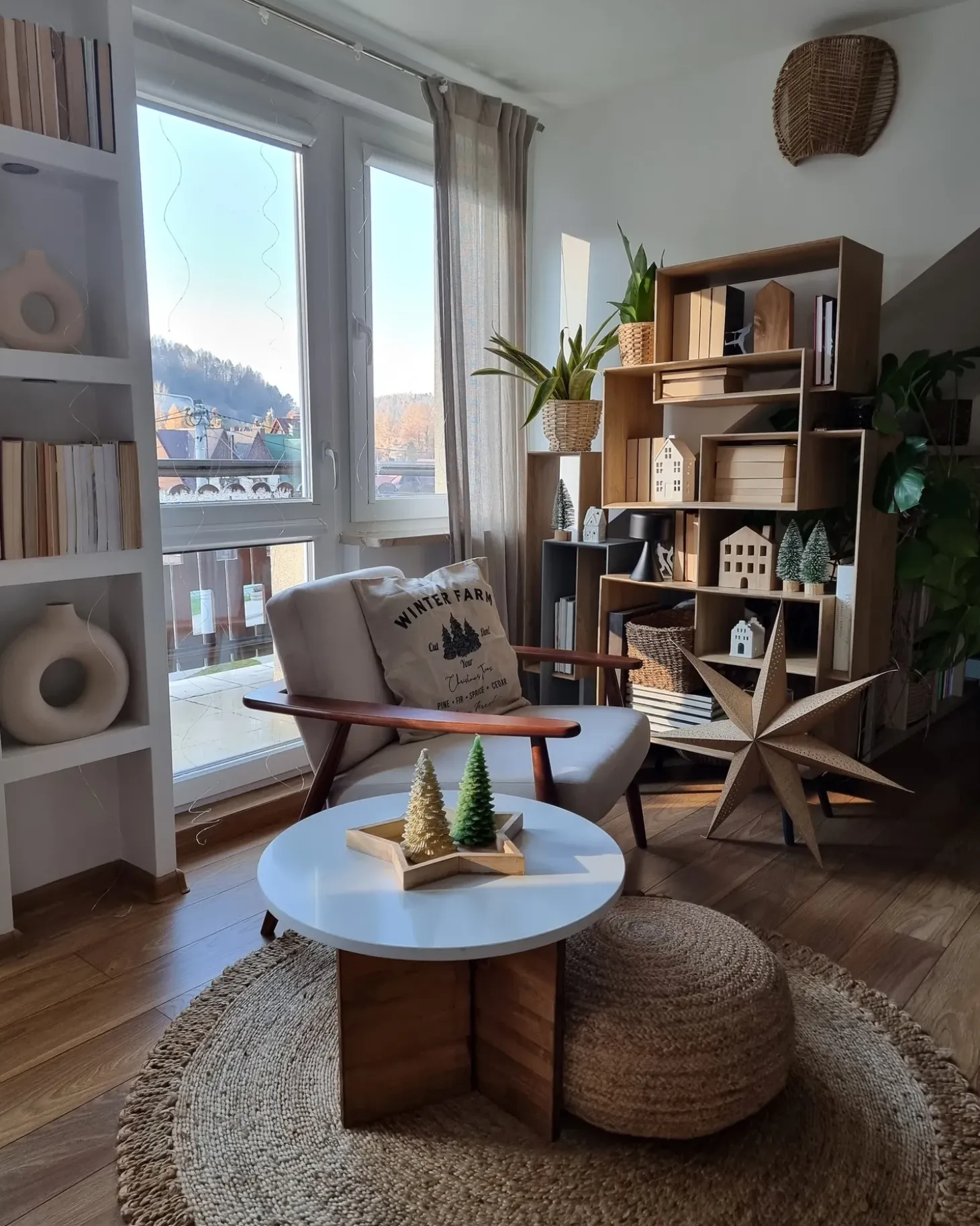 Gulvtæppe ERENCE Beige ø 140 cm