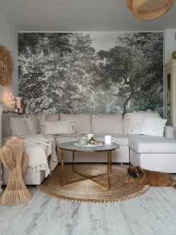 Gulvtæppe ERENCE Beige ø 140 cm