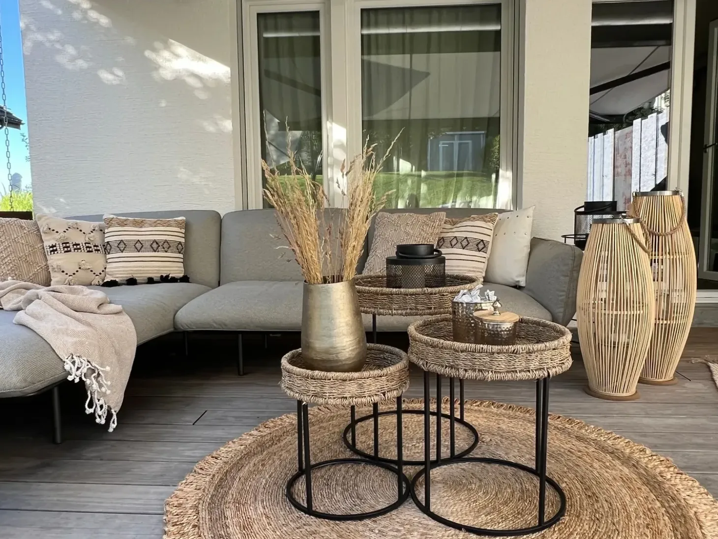 Gulvtæppe ERENCE Beige ø 140 cm
