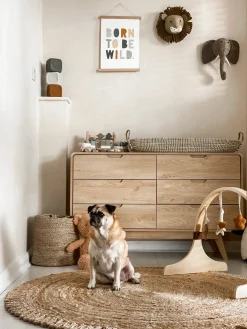 Gulvtæppe ERENCE Beige ø 140 cm