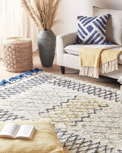 Gulvtæppe ERZINCAN Beige 160 x 230 cm Bomuld