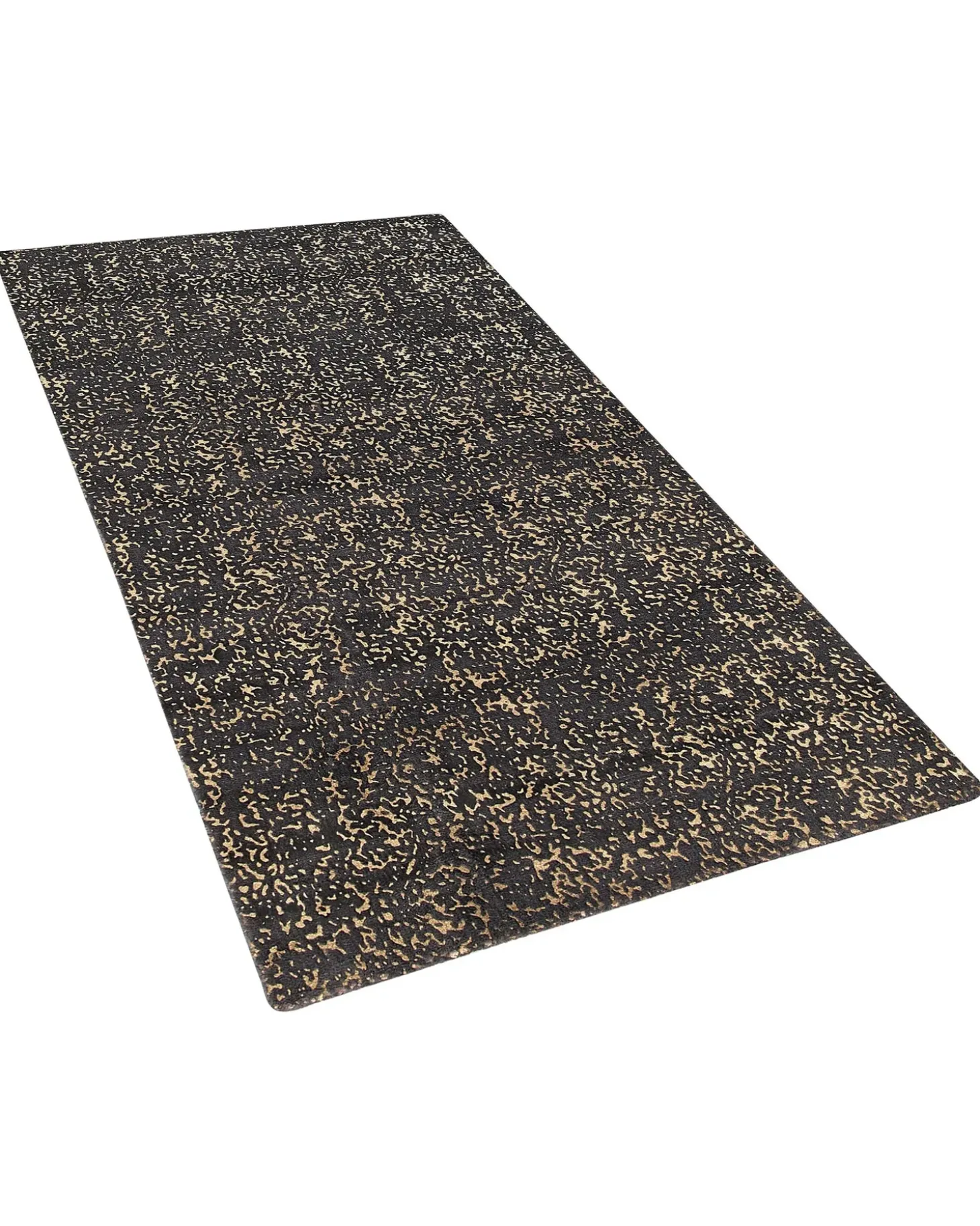 Gulvtæppe ESEL Guld 80 x 150 cm Viskose