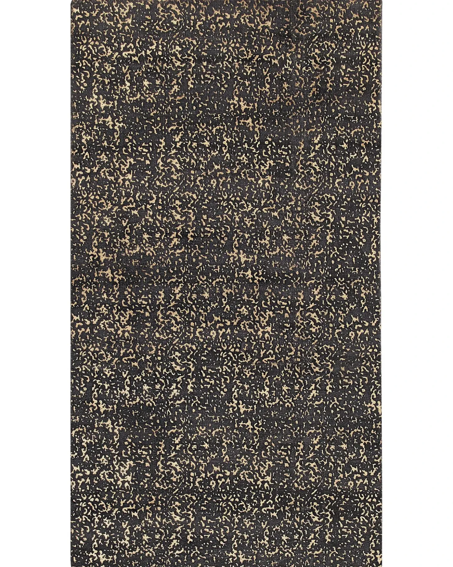 Gulvtæppe ESEL Guld 80 x 150 cm Viskose