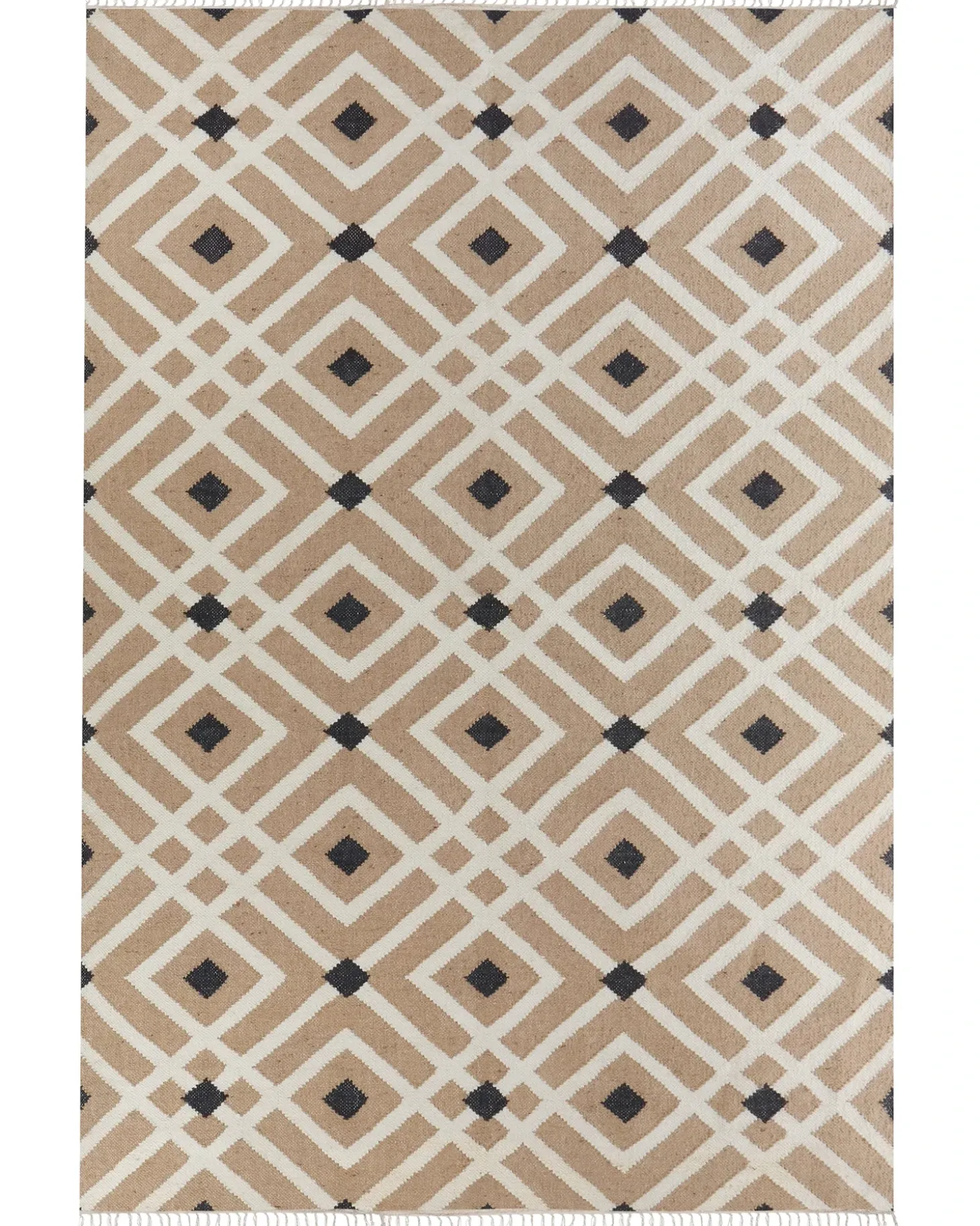 Gulvtæppe ESENCIK Beige 200 x 300 cm Jute