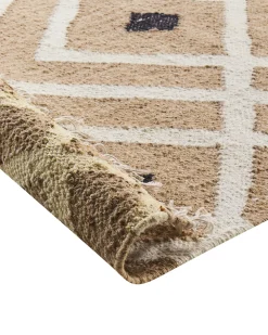 Gulvtæppe ESENCIK Beige 200 x 300 cm Jute
