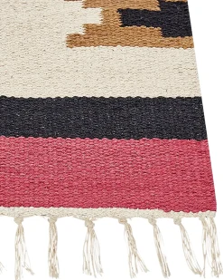 Gulvtæppe GARNI Multifarvet 200 x 300 cm Bomuld Kelim