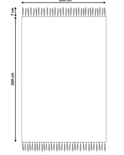 Gulvtæppe GARNI Multifarvet 200 x 300 cm Bomuld Kelim