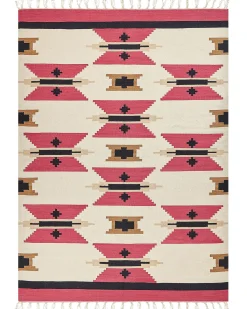 Gulvtæppe GARNI Multifarvet 200 x 300 cm Bomuld Kelim