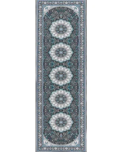 Gulvtæppe GEDIZ Blå 80 x 240 cm