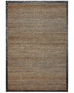 Gulvtæppe GERCE Sort 140 x 200 cm Jute