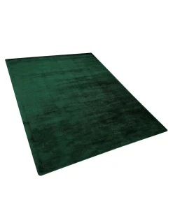 Gulvtæppe GESI II Mørkegrøn 140 x 200 cm Viskose
