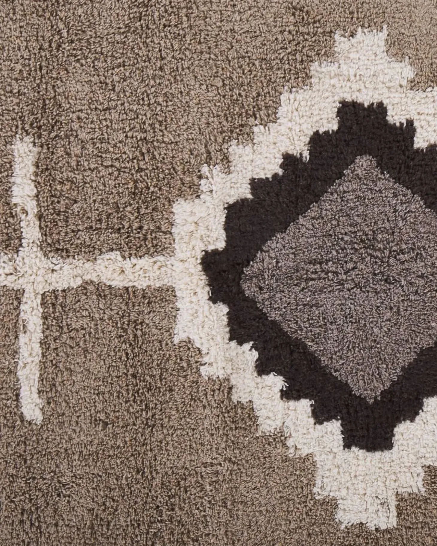 Gulvtæppe GEYVE Beige 160 x 230 cm Bomuld