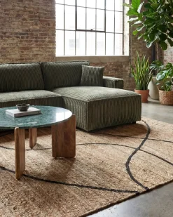 Gulvtæppe GHOTA Beige 160 x 230 cm Jute