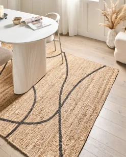 Gulvtæppe GHOTA Beige 160 x 230 cm Jute