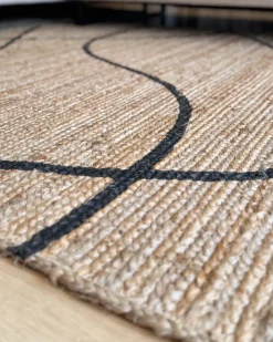Gulvtæppe GHOTA Beige 160 x 230 cm Jute