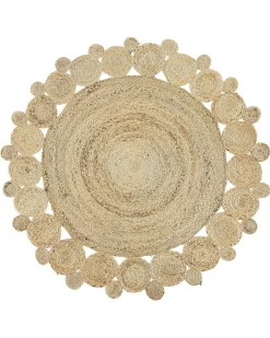 Gulvtæppe GOLGEN Beige ø 120 cm Jute
