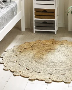 Gulvtæppe GOLGEN Beige ø 120 cm Jute