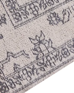 Gulvtæppe GOLLER Beige 80 x 300 cm Bomuld
