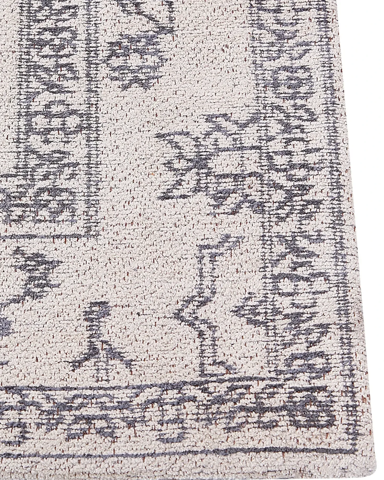 Gulvtæppe GOLLER Beige 80 x 300 cm Bomuld
