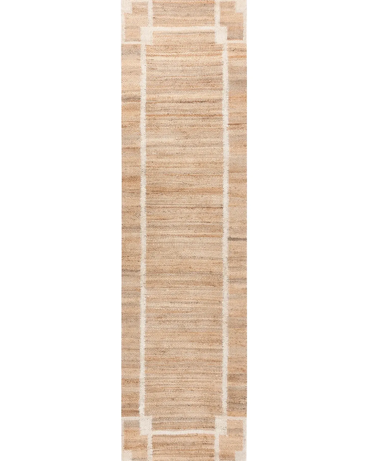 Gulvtæppe GONDIA Lys Beige 80 x 300 cm Jute