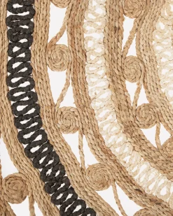 Gulvtæppe GOYNE Beige ø 140 cm Jute