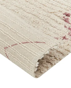 Gulvtæppe GUWAHATI Beige 160 x 230 cm Bomuld