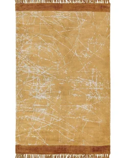 Gulvtæppe HANLI Orange 160 x 230 cm Viskose