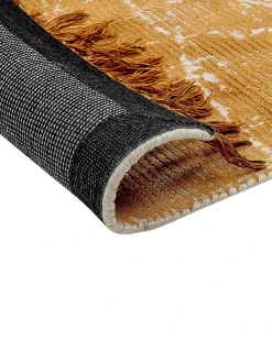 Gulvtæppe HANLI Orange 160 x 230 cm Viskose