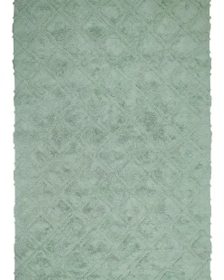Gulvtæppe HATAY Lysegrøn 160 x 230 cm Bomuld