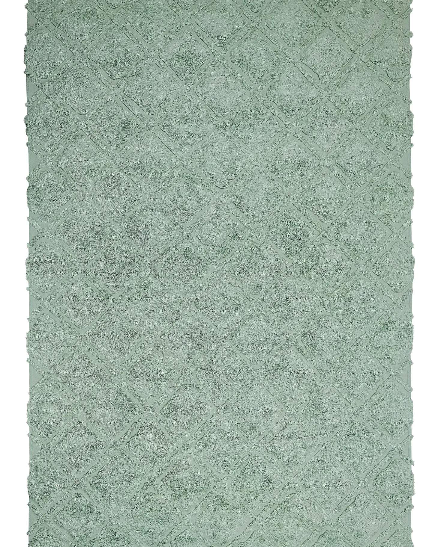 Gulvtæppe HATAY Lysegrøn 160 x 230 cm Bomuld