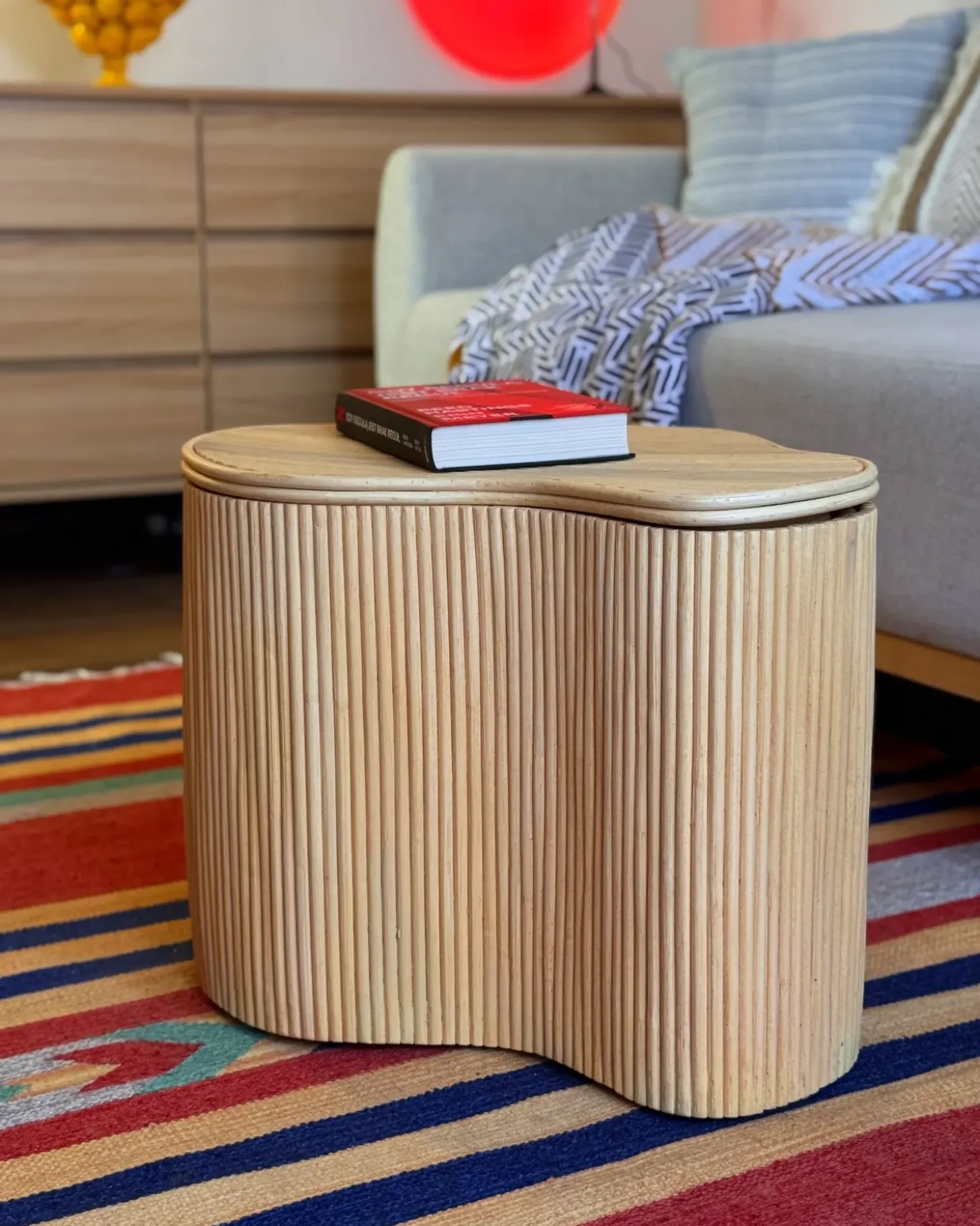 Gulvtæppe HATIS Multifarvet 140 x 200 cm Bomuld Kelim