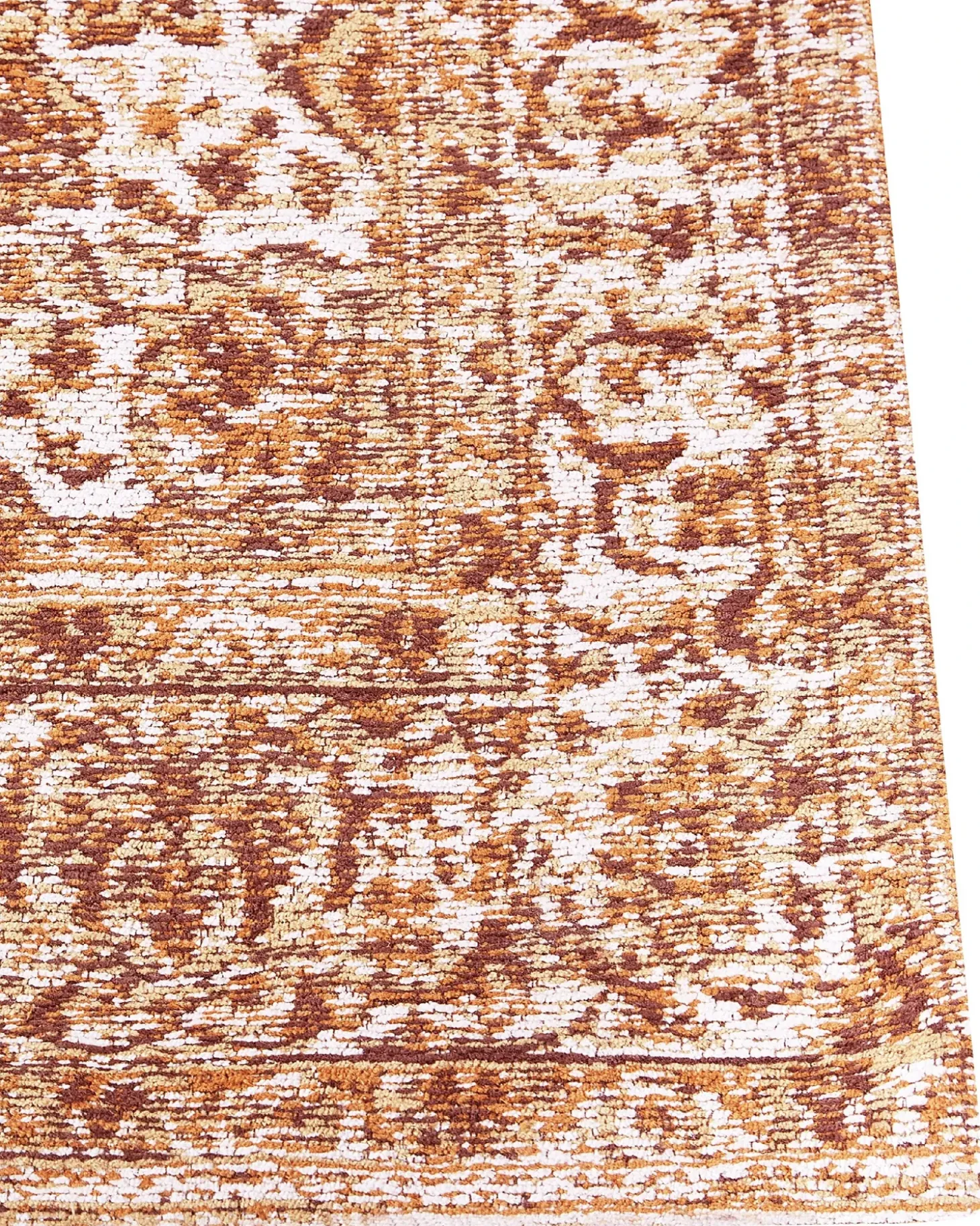 Gulvtæppe HAYA Orange 200 x 300 cm Bomuld