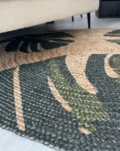 Gulvtæppe INCIK Beige ø 140 cm Jute