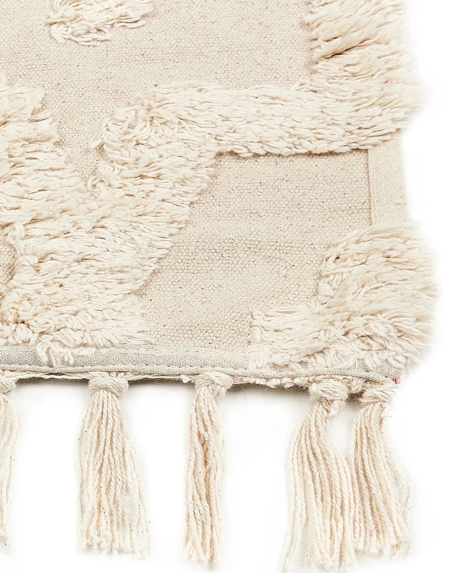 Gulvtæppe ITANAGAR Beige 160 x 230 cm Bomuld