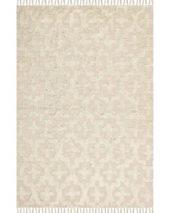 Gulvtæppe ITANAGAR Beige 160 x 230 cm Bomuld