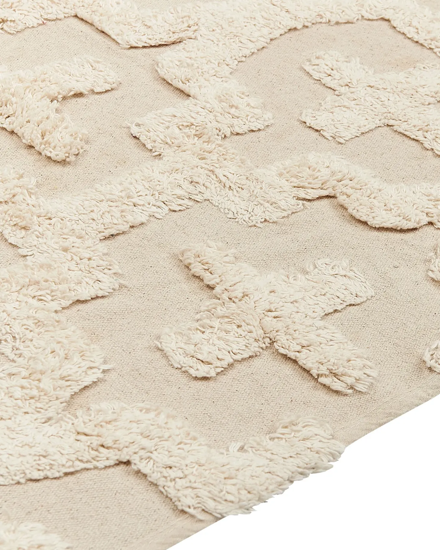Gulvtæppe ITANAGAR Beige 160 x 230 cm Bomuld