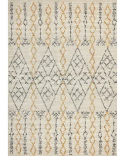 Gulvtæppe KADAPA Beige 160 x 230 cm Bomuld
