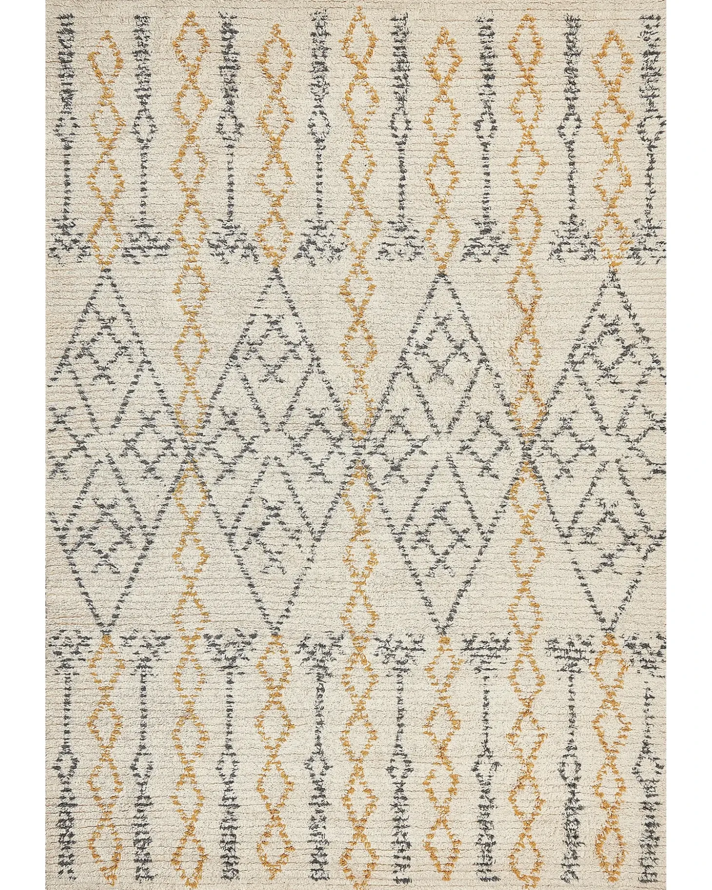 Gulvtæppe KADAPA Beige 160 x 230 cm Bomuld