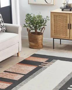 Gulvtæppe KAKINADA Multifarvet 160 x 230 cm Bomuld