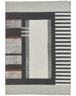Gulvtæppe KAKINADA Multifarvet 160 x 230 cm Bomuld