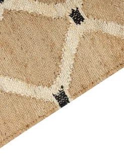 Gulvtæppe KALEKOY Beige 160 x 230 cm Jute