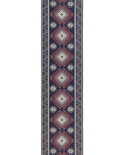 Gulvtæppe KANGAL Mørkeblå 80 x 300 cm